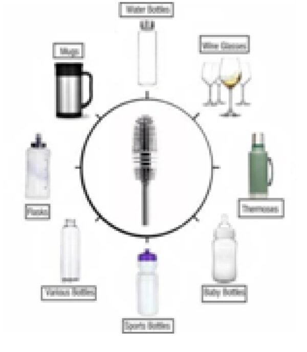 Silicone Bottle Cleaning Brush - Image 2