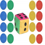 Ludo Bedsheet with Dice and Gotii